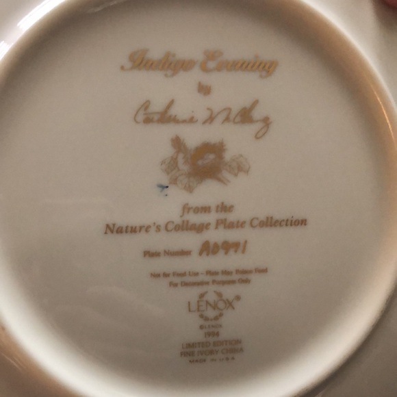 Collectible Plate with Birds - Picture 2 of 3